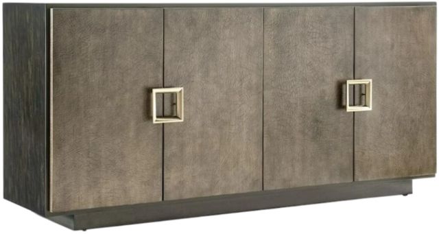 Hooker® Furniture Melange Asher Dark Wood Entertainment Credenza-0