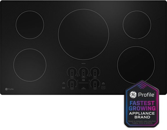GE Profile™ 36" Black Induction Cooktop-1