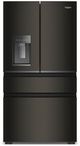 Whirlpool® 36" 18.7 Cu. Ft. Black Stainless Steel Counter Depth French Door Refrigerator-0
