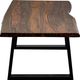 Porter International Designs Manzanita Harvest Coffee Table with Black Trapezoid Base-2