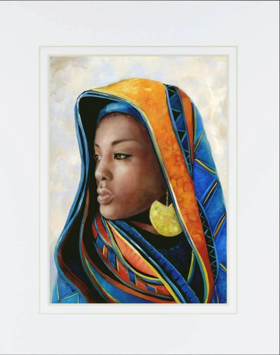 Classy Art Soulful Black Beauty II BY Donna Brooks Wall Art-1