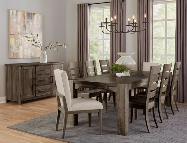 Artisan & Post by Vaughan-Bassett Dovetail Aged Gray 76'' Gathering Dining Table-1