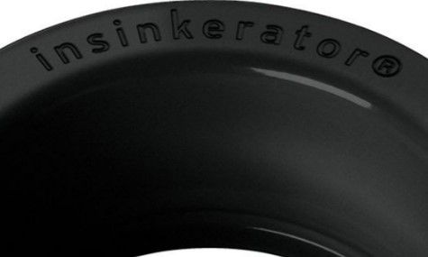 InSinkErator® Matte Black Sink Flange-1