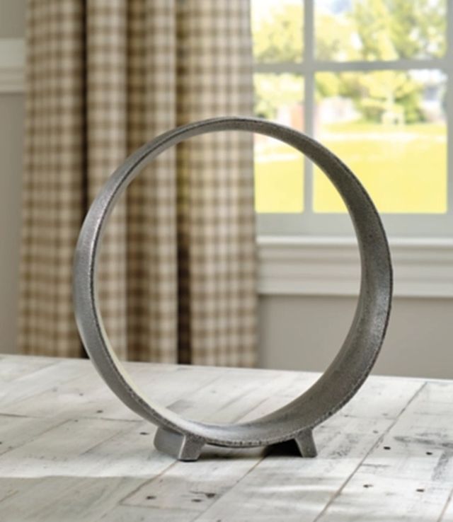 Signature Design by Ashley® Ryandale Antique Pewter 11.5" Sculpture-2