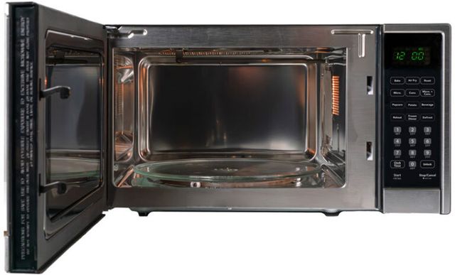 Danby® 1.3 Cu. Ft. Black and Stainless Steel Countertop Microwave-1