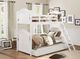 Homelegance® Clementine White Twin/Twin Bunk Bed-1