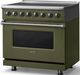 Viking® 5 Series 36" Martini Pro Style Induction Range with Polished Chrome Trim-2