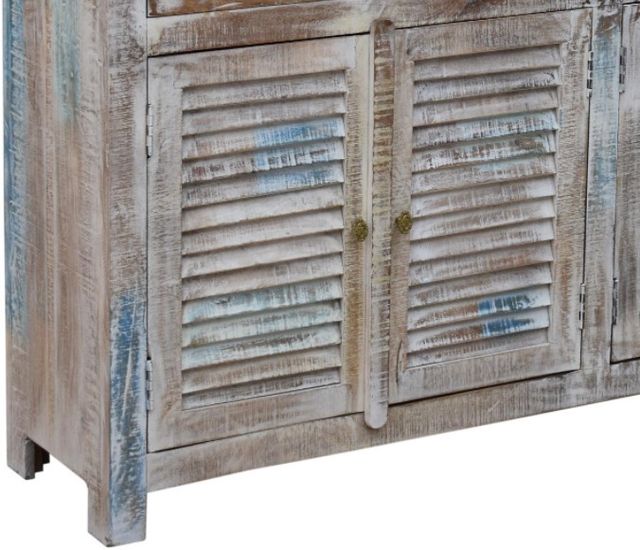 Jaipur Furniture Anika Group Tirill Coastal Blue Shutter Sideboard-2