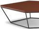 Natuzzi Editions Chocolat Matte Brick Lacquered Coffee Table-1