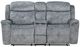 ACME Furniture Mariana Silver Gray Manual Reclining Loveseat with Console-2