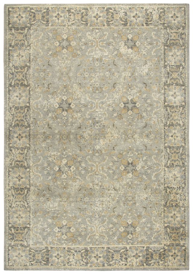 Rizzy Home Gossamer Gray 2'6" x 10' Runner Rug-0