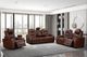 New Classic® Home Furnishings Chester Brown Power Reclining Console Loveseat-5