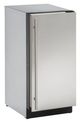 U-Line® 3000 Series 18" 55 lb. Stainless Steel Solid Ice Maker-0