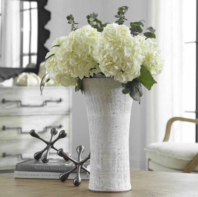 Uttermost® Floreana White Tall Vase-2