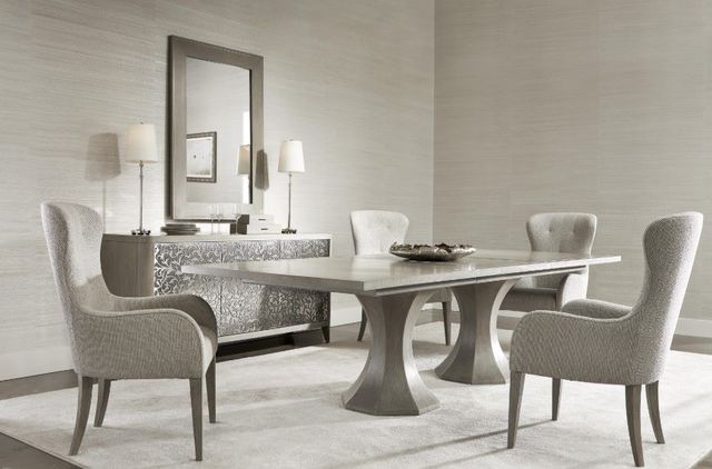 Bernhardt Cornelia Nebbia Extandable Dining Table with 23" Leaf-1