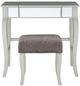 Linon Harper 2-Piece Silver Vanity Set-4