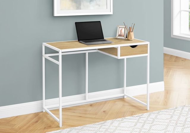 Monarch Specialties Inc. Natural Computer Desk-2