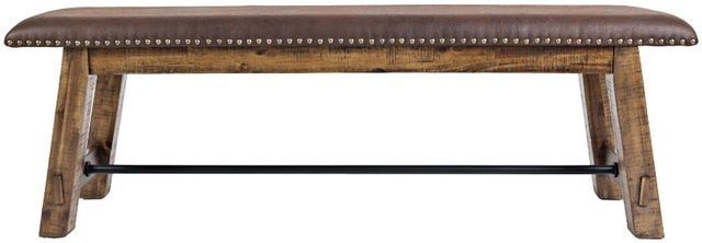 Jofran Inc. Cannon Valley Brown Bench-2