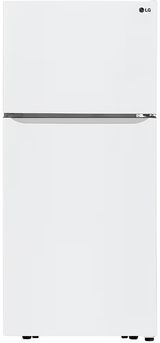 LG 30 in. 20.2 Cu. Ft. Smooth White Top Freezer Refrigerator