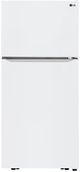 LG 30 in. 20.2 Cu. Ft. Smooth White Top Freezer Refrigerator-0