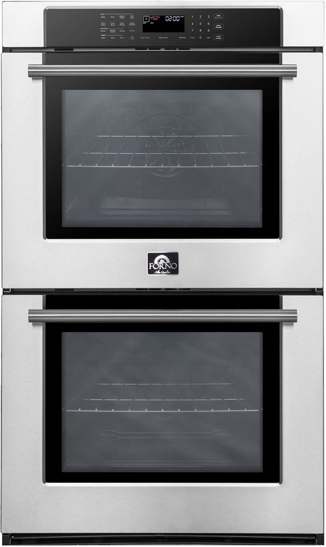 FORNO® 30" Stainless Steel Double Electric Wall Ovens-0