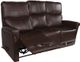 GoBerce® Brown Reclining Sofa-1