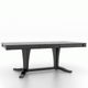 Canadel Customizable Gourmet 82" VR Base Dining Table with One Removable Leaf-2