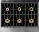 Viking® 7 Series 36" Cast Black Pro Style Natural Gas Range-4