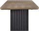 Bernards Elure Latte Double Pedestal Table-2