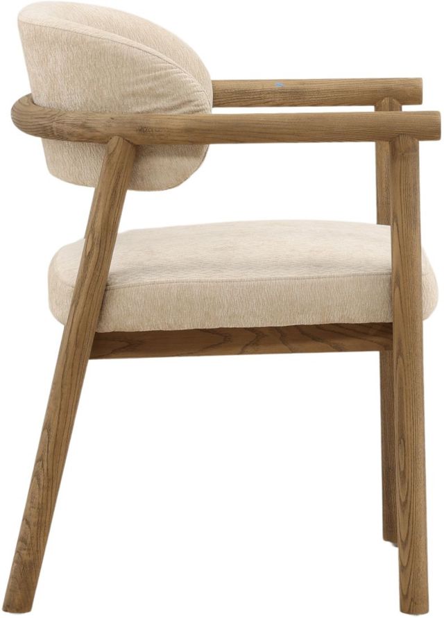 Dovetail Furniture Eloisa Brown/Sand Dining Chair-2