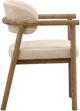 Dovetail Furniture Eloisa Brown/Sand Dining Chair-2