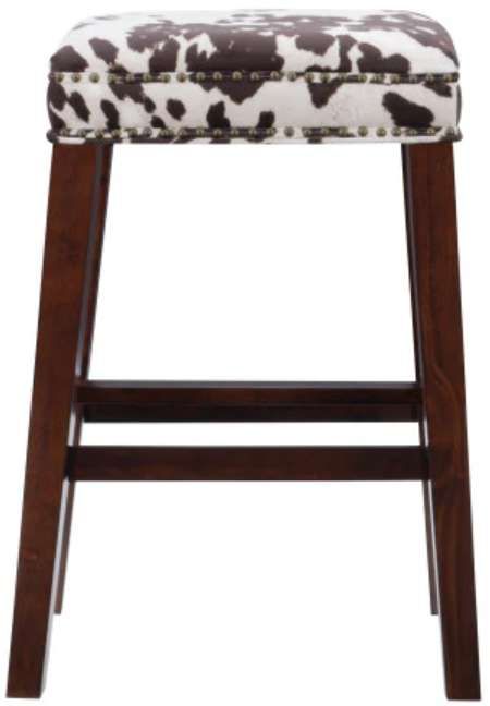 Linon Wyatt Brown Bar Stool-3