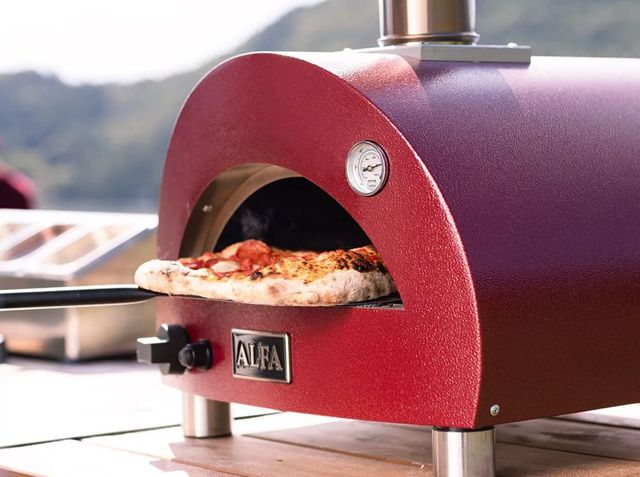 Alfa Moderno Antique Red Pizza Oven -1