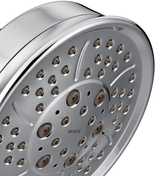Moen® Chrome Four-Function 4.38" Diameter Eco-Performance Showerhead-1