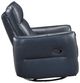 Homelegance® Thomas Dark Blue Manual Swivel Glider Reclining Chair-3