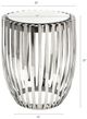 A & B Home Xanthia Steel and Mirror Accent Table-3