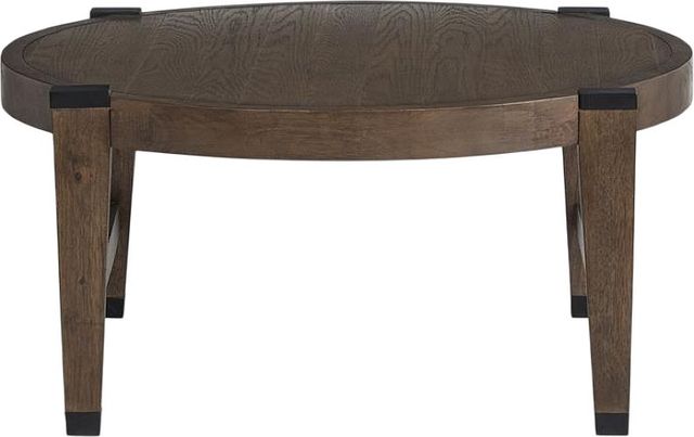 Magnussen Home® Kaysen Wallaby Round Cocktail Table-2