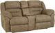 HomeStretch Gambler Truffle Manual Double Reclining Loveseat-0