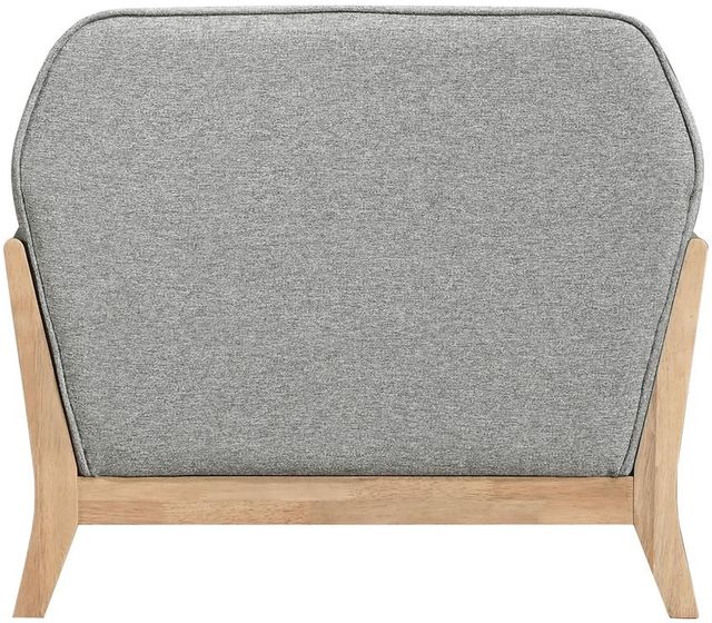 Coaster® Vaughn Gray Upholstered Flared Arm Accent Chair-4