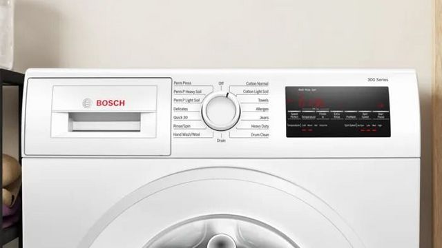 Bosch 300 Series 24" White Front Load Compact Washer -1