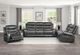 Homelegance® Putnam Gray Power Recliner-1