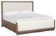 Magnussen Home® Westbourne Dark Umber/Milo Ivory Queen Upholstered Panel Bed-0