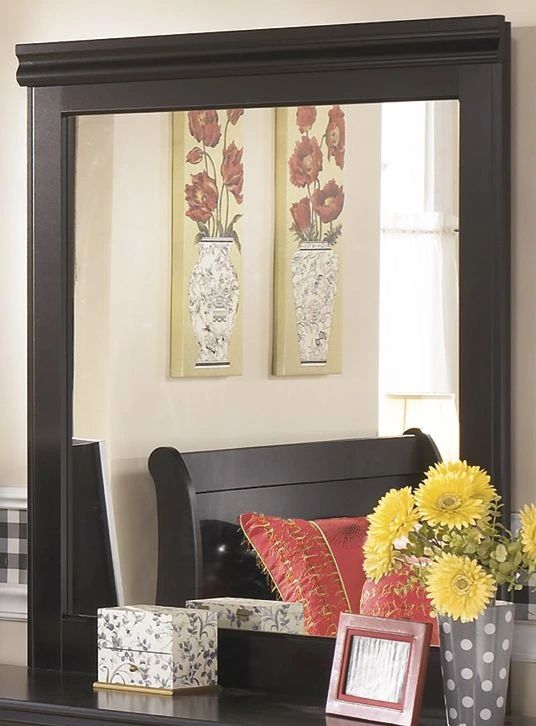 Signature Design by Ashley® Huey Vineyard Black Bedroom Mirror-0