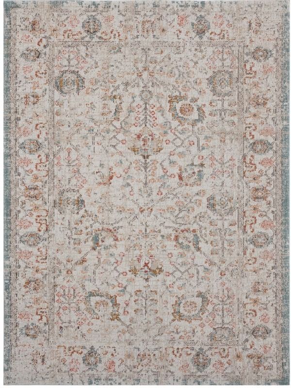 LR Home Antiquity Beige/Cream 5'x8' Area Rug-0