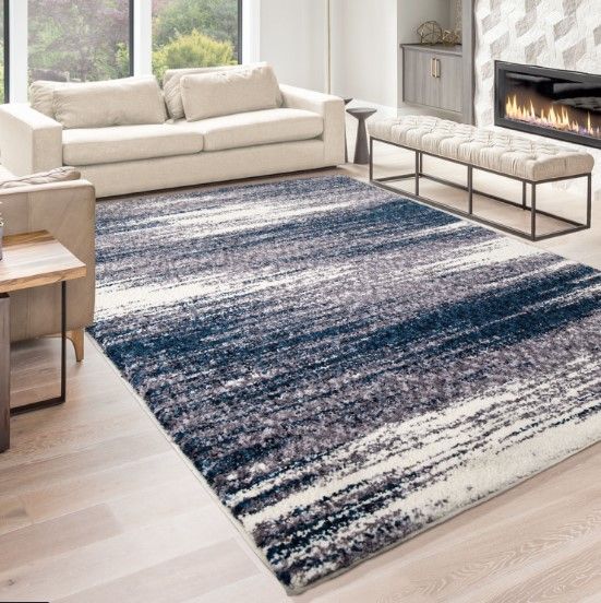 Orian Cotton Tail Madrid Denim 5'x8' Area Rug-4