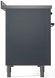 Ilve® Nostalgie II Series 48" Blue Grey Pro Style Induction Range-4
