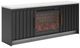 Signature Design by Ashley® Cadmori Black/White TV Stand with Electric Fireplace-3