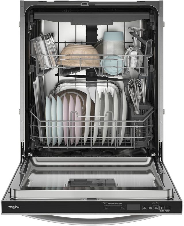 Whirlpool® 24" Fingerprint Resistant Stainless Steel Top Control Built-In Dishwasher-3