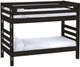 Crate Designs™ Furniture Espresso Twin XL/Twin XL Tall Ladder End Bunk Bed-0
