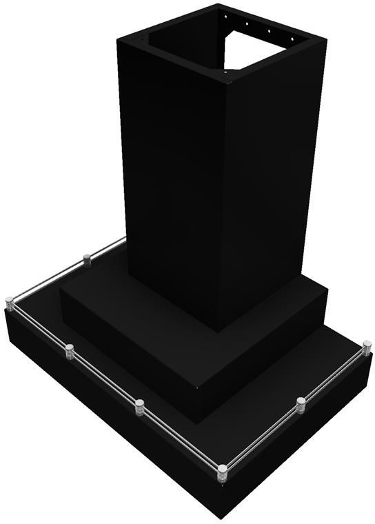 Vent-A-Hood® 30" Black Contemporary Wall Mount Range Hood-2